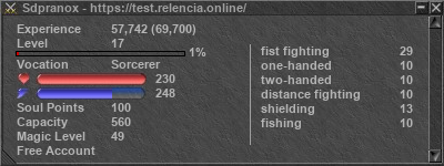 Signature for player Sdpranox