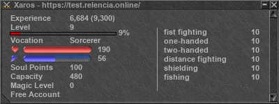 Signature for player Xaros